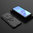 Slim Armour Tough Shockproof Case / Ring Holder Stand for Oppo A53 / A53s - Black