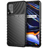 Flexi Thunder Shockproof Case for realme 7 Pro - Black (Texture)