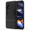 Slim Armour Tough Shockproof Case & Stand for realme 7 Pro - Black