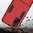 Slim Armour Tough Shockproof Case & Stand for realme 7 Pro - Red