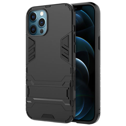 Slim Armour Tough Shockproof Case for Apple iPhone 12 Pro Max - Black
