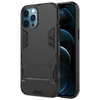 Slim Armour Tough Shockproof Case & Stand for Apple iPhone 12 Pro Max - Black