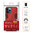 Slim Armour Tough Shockproof Case & Stand for Apple iPhone 12 Pro Max - Red