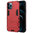 Slim Armour Tough Shockproof Case & Stand for Apple iPhone 12 Pro Max - Red