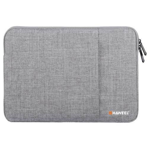 Haweel (15 to 16-inch) Zipper Sleeve Carry Case for iPad Pro / MacBook Pro / Laptop - Grey