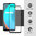 Imak Full Coverage Tempered Glass Screen Protector for realme C11 - Black