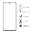Full Coverage Tempered Glass Screen Protector for Samsung Galaxy A42 5G - Black