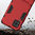 Slim Armour Tough Shockproof Case & Stand for Samsung Galaxy A42 5G - Red
