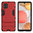 Slim Armour Tough Shockproof Case & Stand for Samsung Galaxy A42 5G - Red