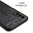 Flexi Slim Litchi Texture Case for Vivo Y11s / Y20s - Black Stitch