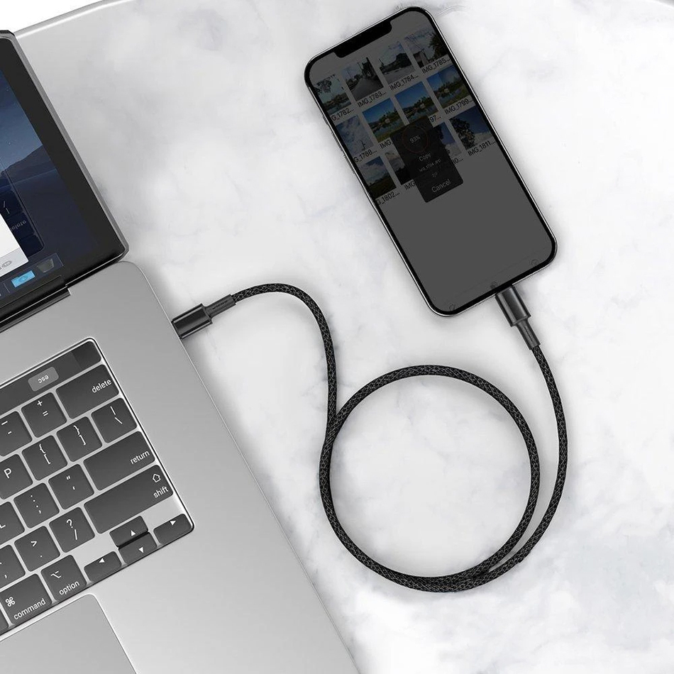 Baseus (20W) USB Type-C (PD) to Lightning Cable (1m) for iPhone / iPad - Black