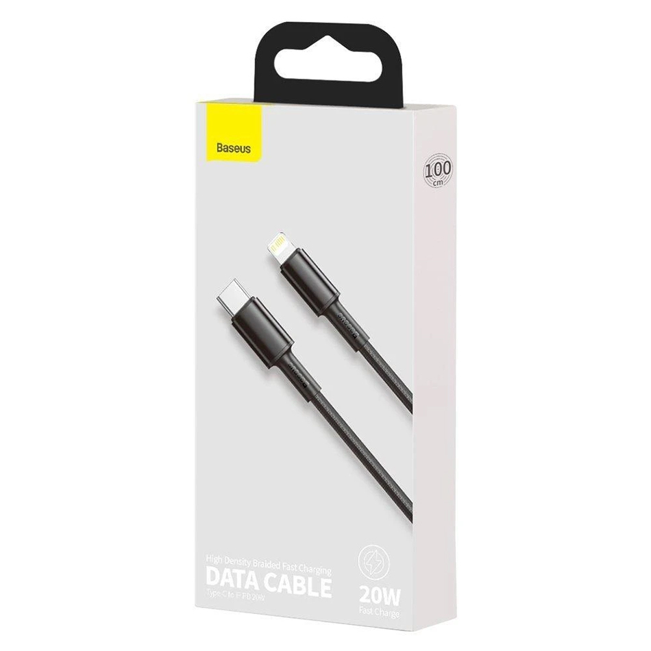 Baseus (20W) USB Type-C (PD) to Lightning Cable (1m) for iPhone / iPad - Black
