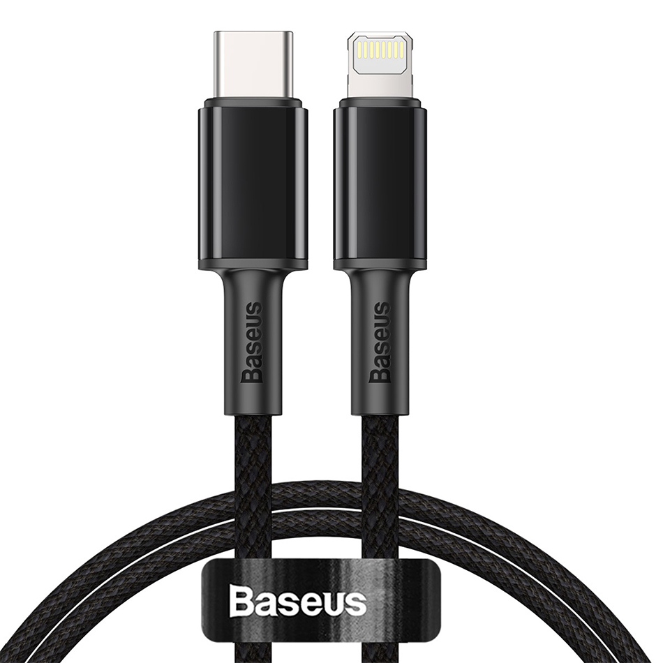 Baseus (20W) USB Type-C (PD) to Lightning Cable (1m) for iPhone / iPad - Black
