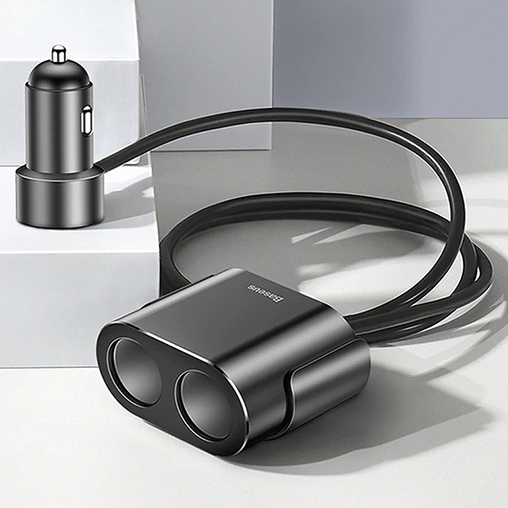 Car cigarette top lighter socket splitter