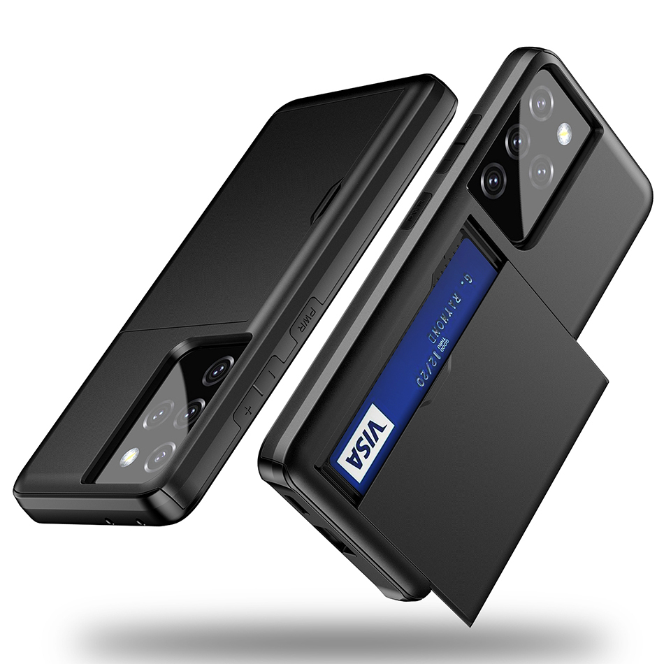 Tough Armour Slide Case Card Holder For Samsung Galaxy S21 Ultra Tough Armour Slide Case Card Holder For Samsung Galaxy S21 Ultra