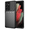 Flexi Thunder Shockproof Case for Samsung Galaxy S21 Ultra - Black (Texture)