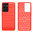 Flexi Slim Carbon Fibre Case for Samsung Galaxy S21 Ultra - Brushed Red