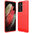 Flexi Slim Carbon Fibre Case for Samsung Galaxy S21 Ultra - Brushed Red
