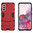 Slim Armour Tough Shockproof Case & Stand for Samsung Galaxy S21+ (Red)