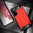 Military Defender Tough Shockproof Case for Samsung Galaxy S21 - Red