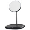 Baseus Swan (15W) MagSafe Wireless Charger Stand for Apple iPhone - Black