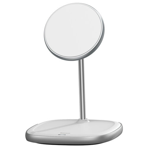 Baseus Swan (15W) MagSafe Wireless Charger Stand for Apple iPhone - White