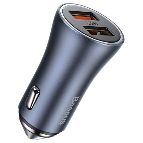 Baseus Golden Contactor Pro (40W) QC / SCP Dual USB Car Charger for Phone / Tablet