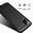 Flexi Slim Carbon Fibre Case for Samsung Galaxy A12 - Brushed Black