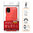 Flexi Slim Carbon Fibre Case for LG K42 - Brushed Red