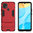 Slim Armour Tough Shockproof Case & Stand for Oppo A15 - Red