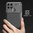 Flexi Slim Carbon Fibre Case for Oppo A15 - Black (Pattern)