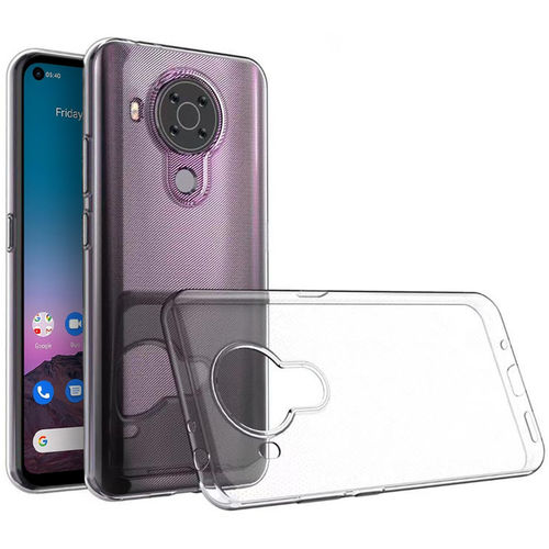 Flexi Slim Gel Case for Nokia 5.4 - Clear (Gloss Grip)