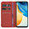 Leather Wallet Case & Card Holder Pouch for Vivo Y70 - Red