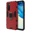 Slim Armour Tough Shockproof Case / Finger Ring Holder for Vivo Y70 - Red