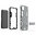 Slim Armour Tough Shockproof Case & Stand for Huawei Y5p - Grey
