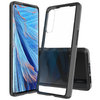 Hybrid Fusion Shockproof Bumper Case for Oppo Find X2 Neo - Black (frame)