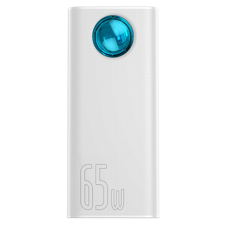Baseus Amblight 30000mAh (65W) Power Bank / USB Type-C (PD) / Portable Charger - White