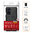 Dual Layer Rugged Tough Case & Stand for OnePlus 9 - Black