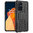 Dual Layer Rugged Tough Case & Stand for OnePlus 9 - Black