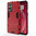 Slim Armour Tough Shockproof Case & Stand for OnePlus 9 Pro - Red