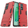Slim Armour Tough Shockproof Case & Stand for OnePlus 9 Pro - Red