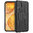 Dual Layer Rugged Tough Case & Stand for Huawei Nova 7i - Black