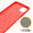 Flexi Slim Carbon Fibre Case for Huawei Nova 7i - Brushed Red