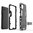 Slim Armour Tough Shockproof Case & Stand for Huawei Nova 7i - Black