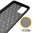 Flexi Slim Carbon Fibre Case for Samsung Galaxy A52 / A52s - Brushed Black