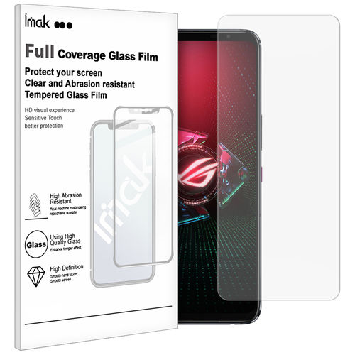 Full Coverage Tempered Glass Screen Protector for Asus ROG Phone 5 - Clear