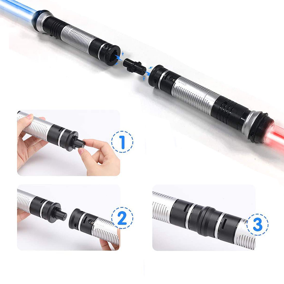Star Wars Dual Lightsaber / 5-Colour LED / Sound Motion Sensitive (2-Pack)
