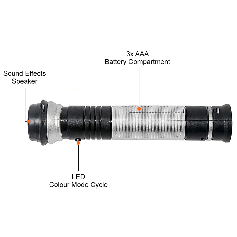 Star Wars Dual Lightsaber / 5-Colour LED / Sound Motion Sensitive (2-Pack)