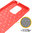 Flexi Slim Carbon Fibre Case for Motorola Moto E7 - Brushed Red