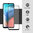 Full Coverage Tempered Glass Screen Protector for Motorola Moto E7 - Black
